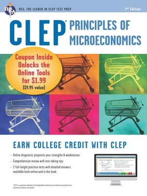 cover image of CLEP Principles of Microeconomics w/ Online Practice Exams